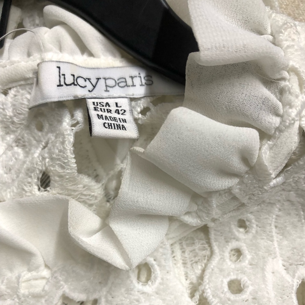 Lucy Paris -🌸Gwen Ruffled Lace Dress (r33) - Picture 3 of 6